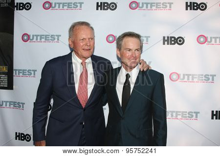 LOS ANGELES - JUL 11:  Tab Hunter, Allan Glaser at the 