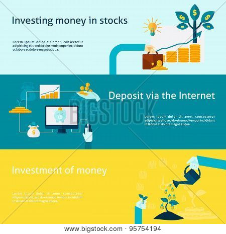 Investment Banner Set