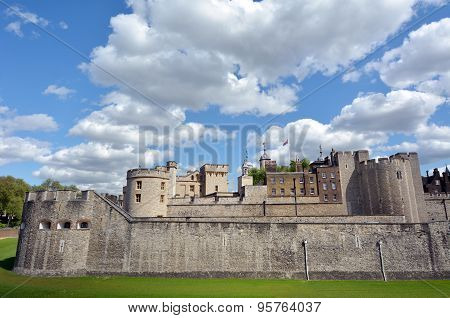 Tower Of London In City Of London - London Uk