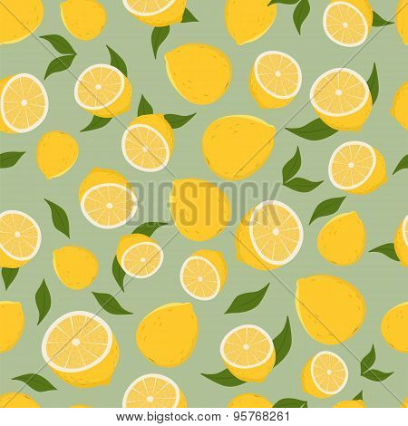 Pattern of lemons.