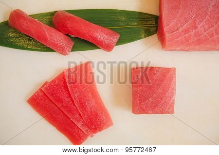 fresh raw sashimi, japanese couisine