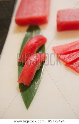 fresh raw sashimi, japanese couisine