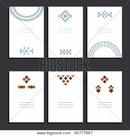 Collection of 6 cards and invitations