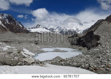 Big Hole On The Ngozumba Glacier
