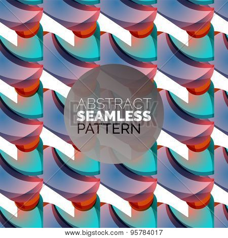 Vector colorful seamless geometric pattern. Modern stylish abstract texture. Background design