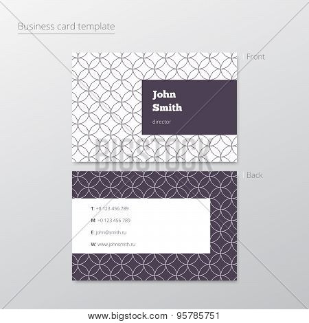 Business Card Abstract Background. Vector Illustration.