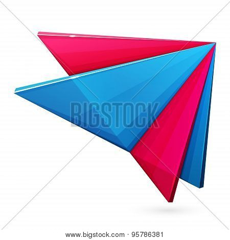 Abstract Triangle Vector Logo