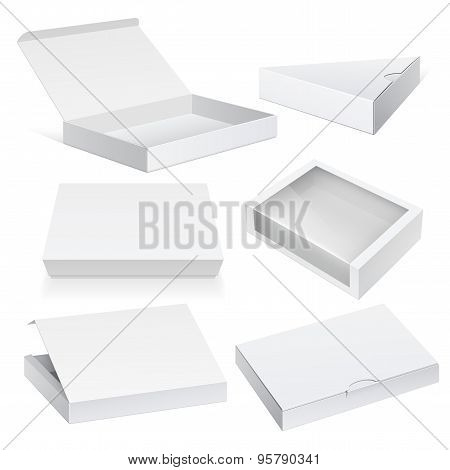 White Package Cardboard Box Set