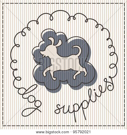 Dog Supplies Label