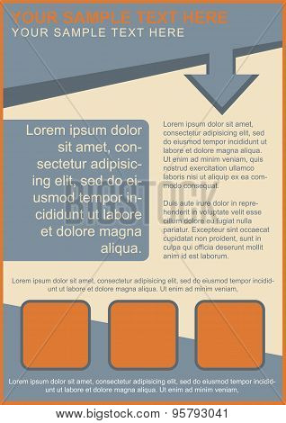 Flyer Template Vintage Style