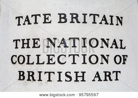 Tate Britain Art Gallery In London