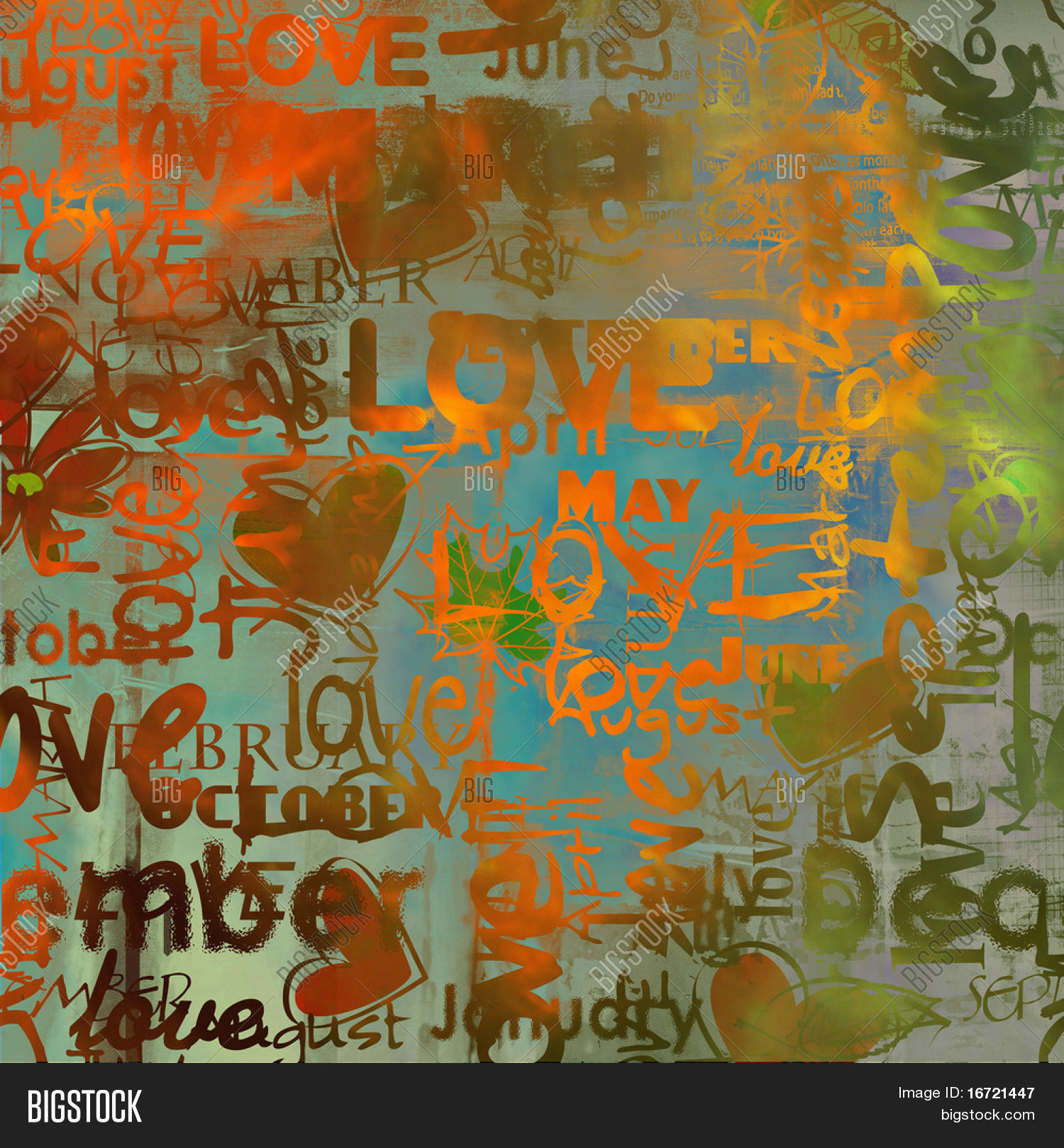 Art Vintage Word Love Image & Photo (Free Trial) Bigstock