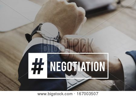 Deals Negotiation Paartnership Corporate Business