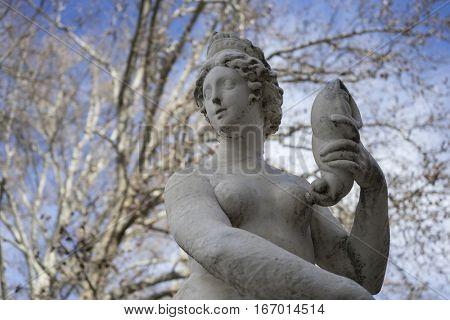Royal gardens of the palace of aranjuez in madrid, spain