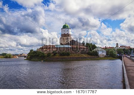 St Olav castle medieval Swedish castle in Vyborg the Leningrad region Russia