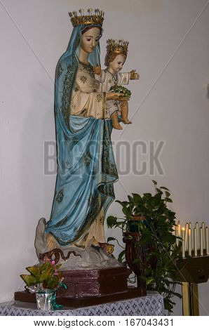 The curch of San Giuseppe, Menfi (Agrigento)