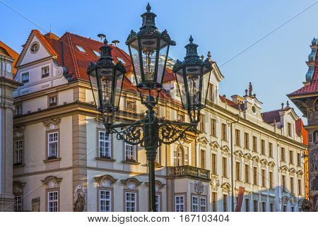 Prague, Czech Republic - Jan 4, 2017: Old Town Staromestska square