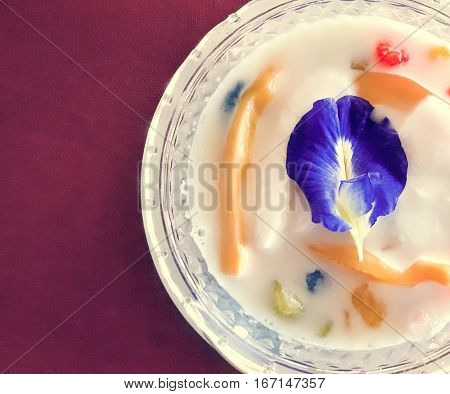Thai Traditional Dessert Yummy Cuisine