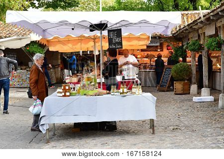 La Flotte France - september 27 2016 : the picturesque market