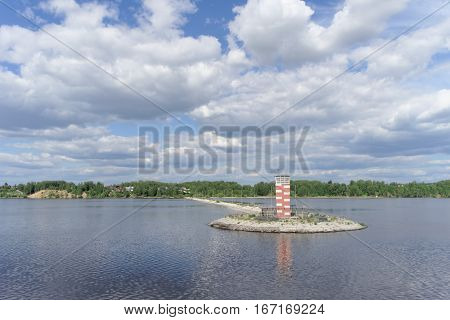 Gorodets, Russia. - June 2.2016. Summer View On The Volga River Near Gorodets.