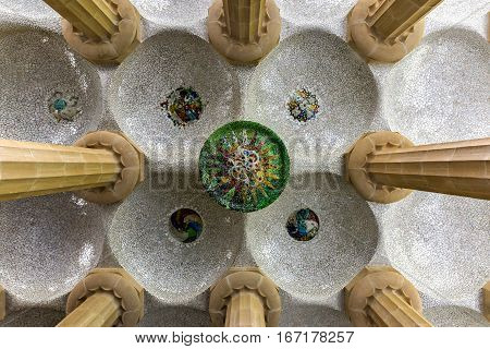 Park Guell In Barcelona