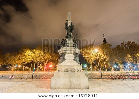 Francesc De Paula Rius I Taulet Monument - Barcelona