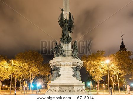 Francesc De Paula Rius I Taulet Monument - Barcelona