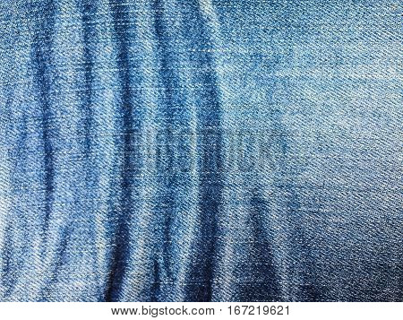 Texture of blue jeans demim fabric background