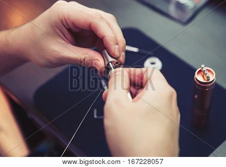 Mech Mod Vaping Device Wire Tool Kit Maintenance