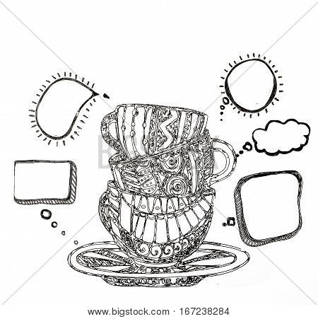 Coloring Pages For Adults,tea