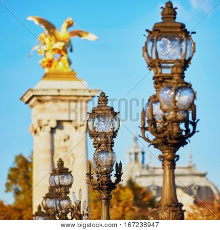 Alexandre Iii Bridge In Paris, France