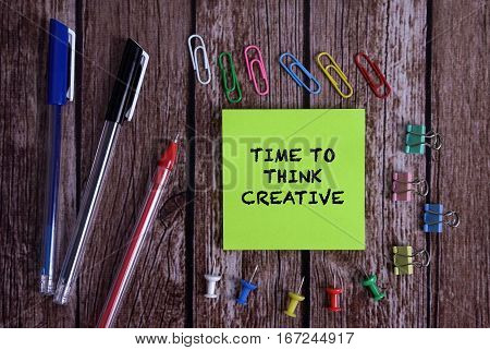 Tolls With Notes TIME TO THINK CREATIVE Conceptual