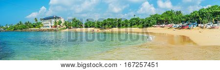 Panorama Of Midigama Beach