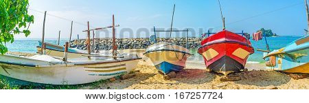 The Beach With Boats