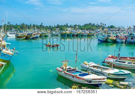 The Small Boat Back To The Port