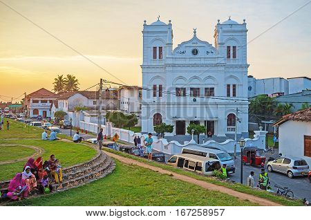 Evening In Galle