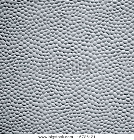White plastic background.