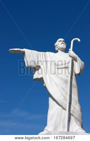 Statue of Saint Andrew the Apostle in Kiev, Ukraine