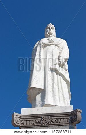 Sculpture of Princess Olga in Kiev, Ukraine