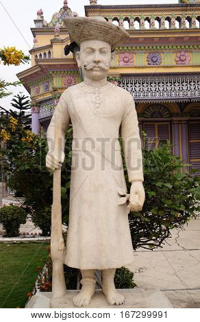 KOLKATA, INDIA - FEBRUARY 09: Jain Temple (also called Parshwanath Temple) is a Jain temple at Badridas Temple Street is a major tourist attraction in Kolkata, West Bengal, India on February 09, 2016.