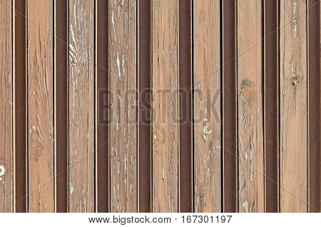 Wood texture plank grain background, old striped timber board, Pasarel, Bulgaria