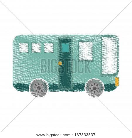 drawing bus transport tourism travel vector illustration eps 10
