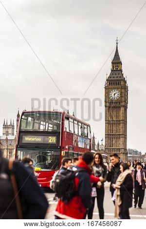 Big Ben At Westminister, London