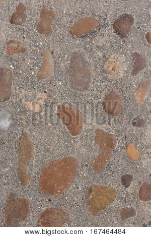 Detail of the Pavement of a street