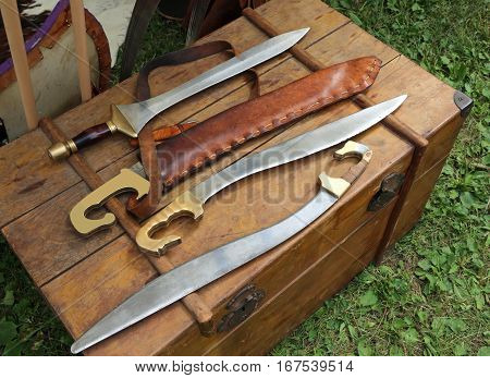 Ancient Sharp Weapons Swords And Knives