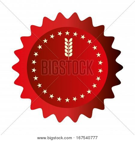 seal stamp guaranted icon vector illustration design
