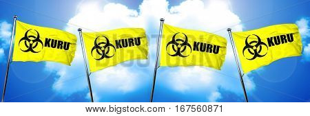 Kuru flag, 3D rendering