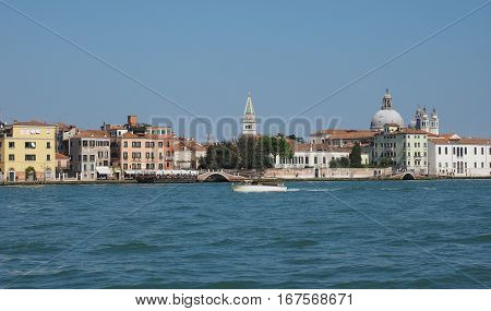 Giudecca Canal In Venice