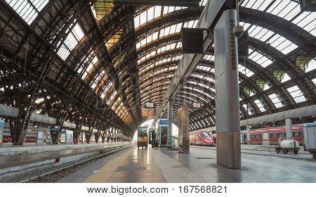 Stazione Centrale Platforms In Milan