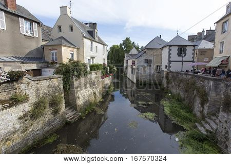 Bayeux, France With A Small River
